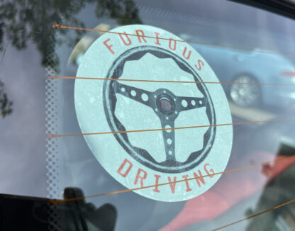 furious Driving logo sticker