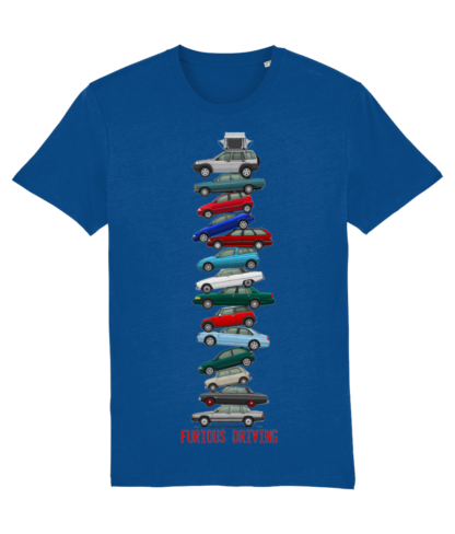 Furious Driving car stack T shirt