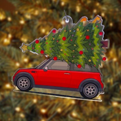 Mini Cooper Christmas tree decoration